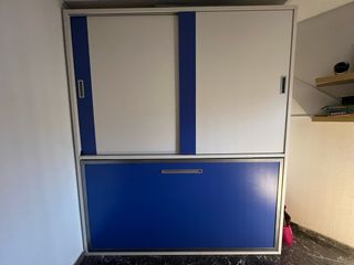Mueble cama abatible con armarios
