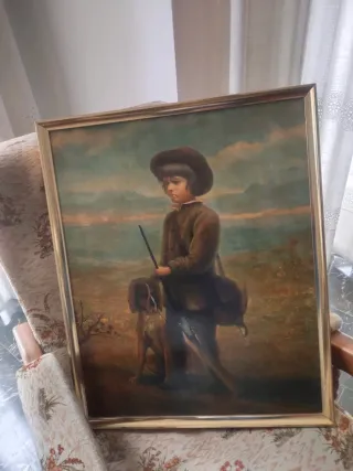 4 Cuadros Decorativos Marco Madera