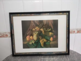 4 Cuadros Decorativos Marco Madera