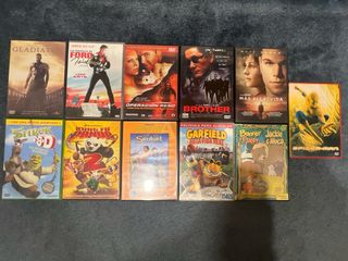 Pack 11 Películas DVD Acción, Animación y Familia