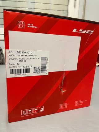 Casco Moto LS2 RAPID III Negro Talla M