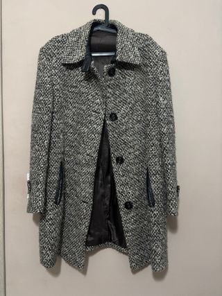 Cappotto Claudia Fontana Grigio Tweed