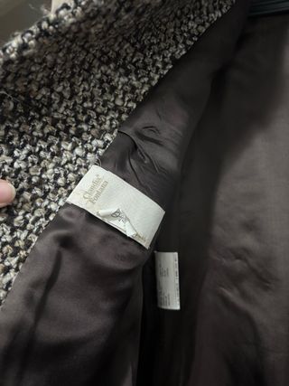 Cappotto Claudia Fontana Grigio Tweed