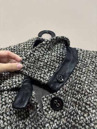 Cappotto Claudia Fontana Grigio Tweed