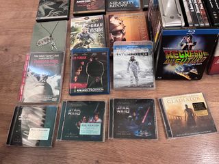 Lote Películas DVD, Blu Ray y bandas sonoras