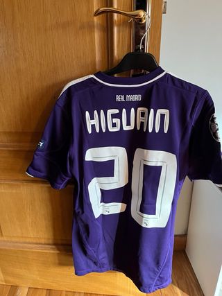 Camiseta Real Madrid Adidas Morada Higuain talla s