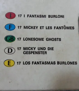 Cartuxo de filme Telemax Walt Disney