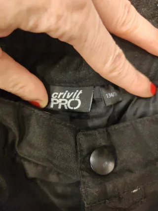 Pantalón Peto Esquiar Negro