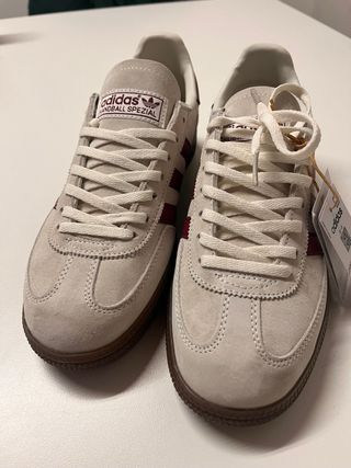 Tênis Adidas Handball Spezial Bege/Vermelho