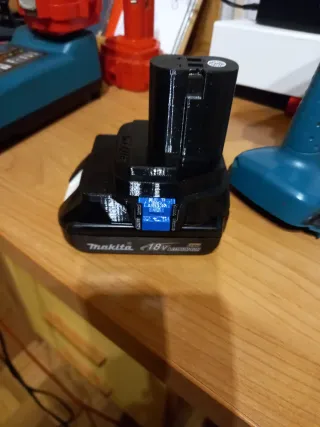 Taladro con adaptador