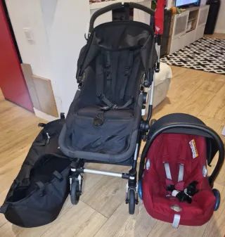 Cachecito de bebe  3 puezas maxi cosi y camita .