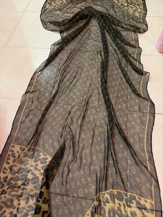 Pañuelo Louis Vuitton Monogram y Leopardo