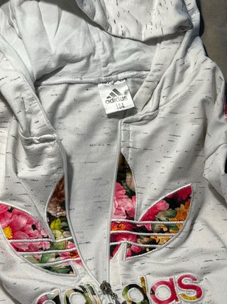 Sudadera Adidas Niña Floral