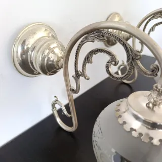 Apliques vintage de alpaca