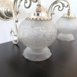 Apliques vintage de alpaca