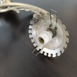 Apliques vintage de alpaca