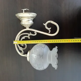 Apliques vintage de alpaca