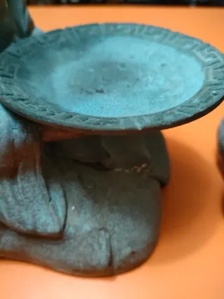 Pareja Figuras Bronce Cera Perdida