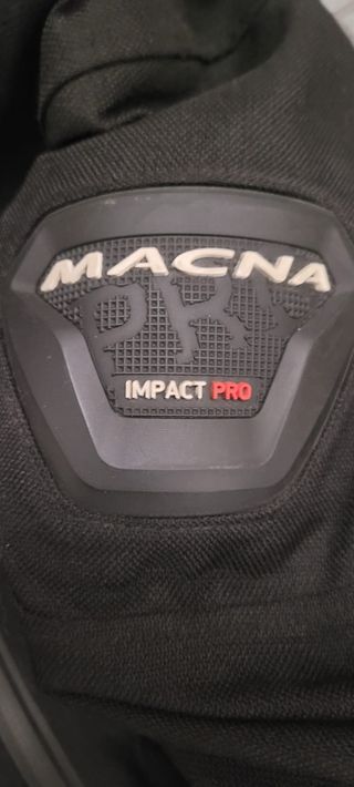 Chaqueta Moto Macna Impact-Pro Hombre Negra Talla