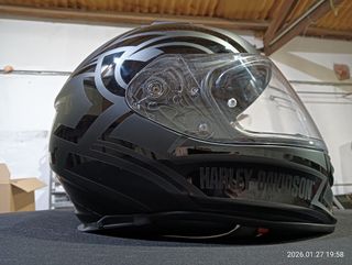 Casco frill Harley Davidson Negro