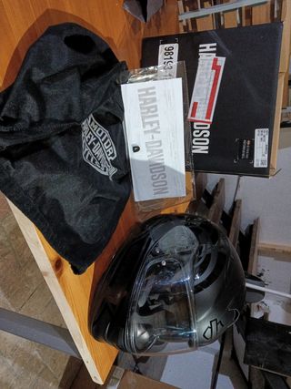 Casco frill Harley Davidson Negro
