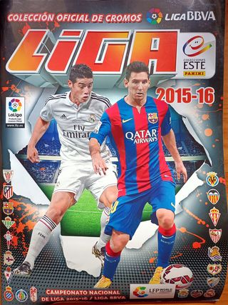 Álbum cromos Liga BBVA 2015-16 completo