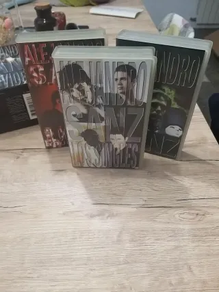 Lote VHS Alejandro Sanz: Los Videos