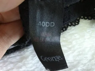 Soutien George 40DD com Aro Preto