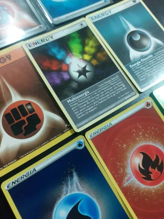 Lotto Carte Pokémon Energie Holo Vintage e Moderne