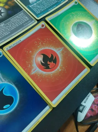 Lotto Carte Pokémon Energie Holo Vintage e Moderne