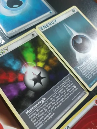 Lotto Carte Pokémon Energie Holo Vintage e Moderne