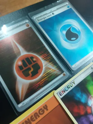Lotto Carte Pokémon Energie Holo Vintage e Moderne