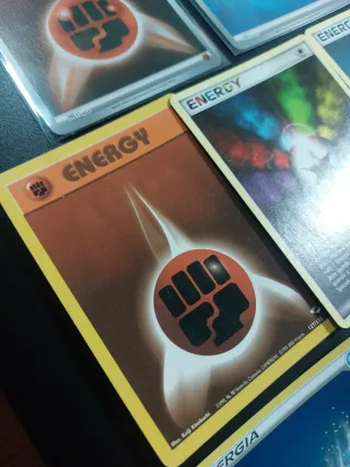 Lotto Carte Pokémon Energie Holo Vintage e Moderne