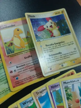 Lotto carte Pokémon Vintage Base, Platino, Miste