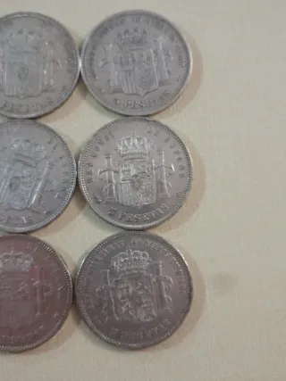 Lote 6 monedas antiguas