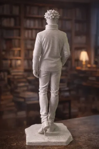 Figura Satoru Gojo 18cm color gris