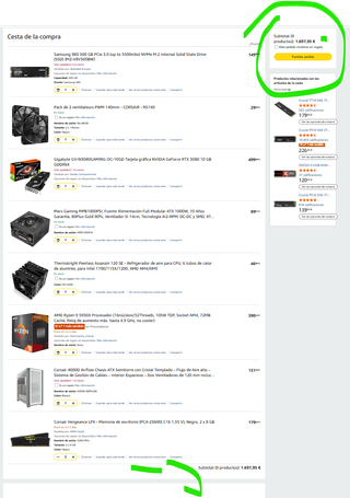 PC Gaming 5950x 32GB RAM RTX 3080