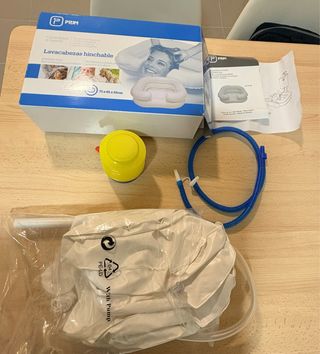 Lavacabezas hinchable