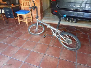Bicicleta plegable de aluminio