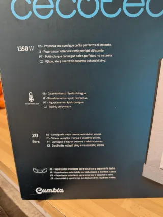 Cafetera Cecotec Cumbia Espresso