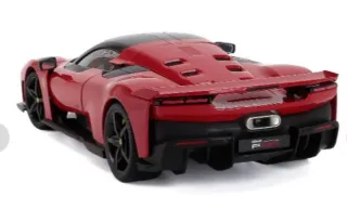 1/18 BURAGO - FERRARI - F80 2024 - BLACK WHEELS