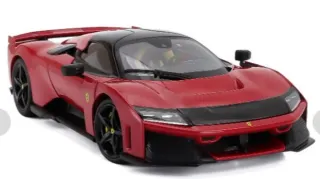 1/18 BURAGO - FERRARI - F80 2024 - BLACK WHEELS