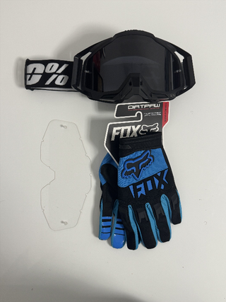 Gafas 100% y Guantes Fox Nuevos 101
