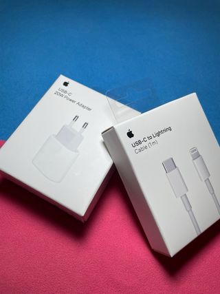 Cargador Apple Lightning Completo NUEVO iPhone 12