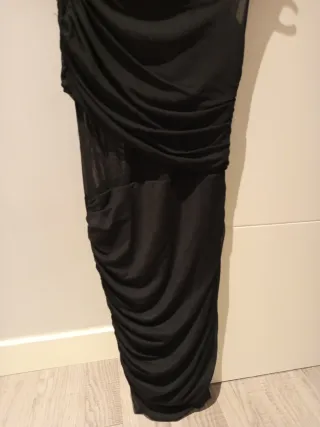Vestido negro Zara Talla S