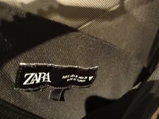 Vestido negro Zara Talla S