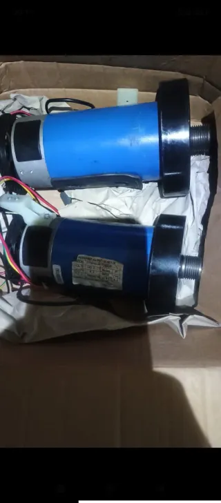 Motor cinta de correr azul