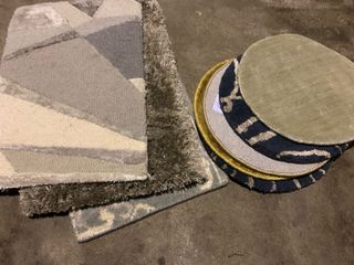 Alfombras geométricas y redondas