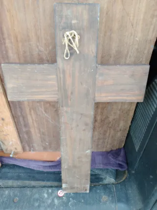 Cristo Crucificado Madera y Metal