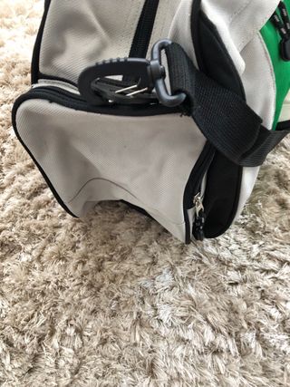 Bolsa de deporte Heineken gris y verde